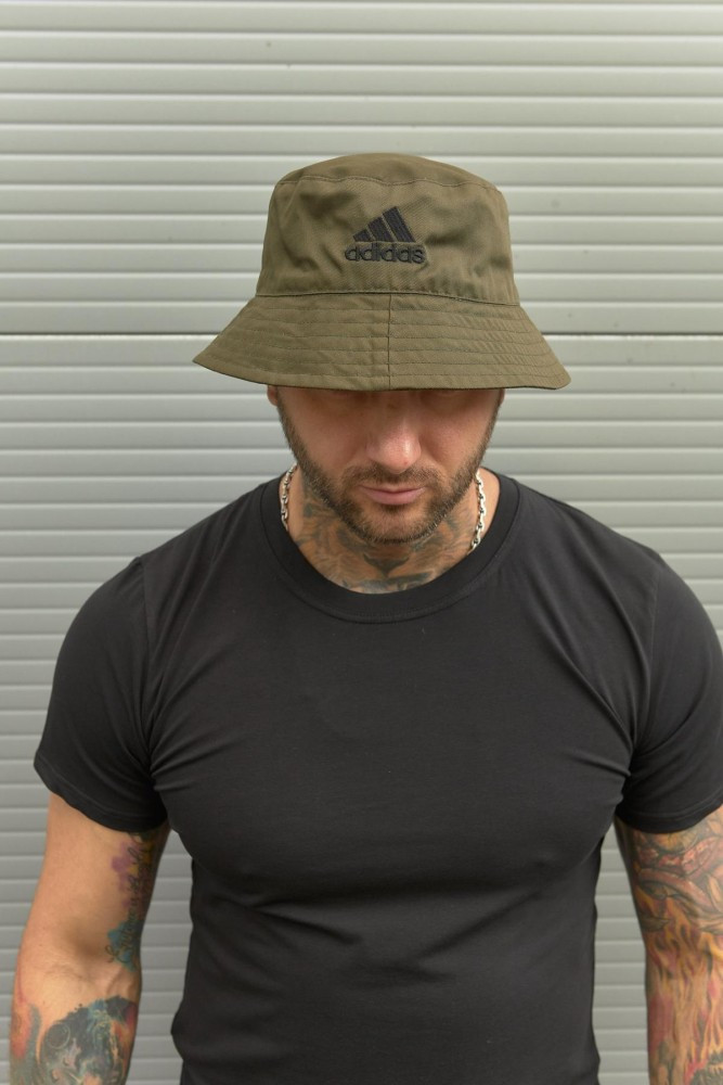 Панама бавовняна базова Adidas хакі (1399372812), фото 1