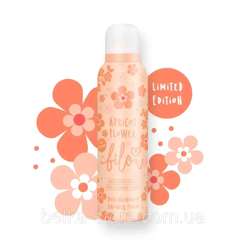Пінка для душу Bilou Apricot Flower 200 мл, фото 1