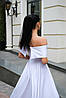 Нарядна жіноча сукня із відкритими плечима і пишною спідницею Sms9361, фото 9