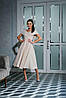 Нарядна жіноча сукня із відкритими плечима і пишною спідницею Sms9361, фото 6