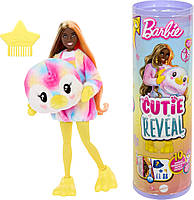 Лялька-сюрприз Barbie Cutie Reveal Пінгвін змінює колір Шарнірна з 10 сюрпризами