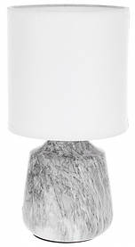 Лампа керам 24.5*12.5см Marble Grey (242-215)