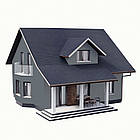 Кольорова Фасадна Силіконова Фарба «Силіконфасад» SkyLine 6005-B Фарліон 1л, фото 5