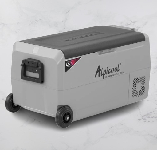Автохолодильник компресорний Alpicool T36 (LG) (двохкамерний/36 літрів). Режим роботи до -20 °C. Живлення 12