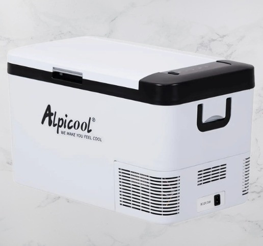 Автохолодильник компресорний Alpicool K25 (25 літрів) — Охолодження до -20 °C. Живлення 12/24/220 вольтів