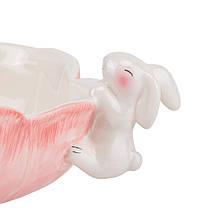 Цукерниця керамічна Великодній Кролик 25х12 см 15101-003, фото 3