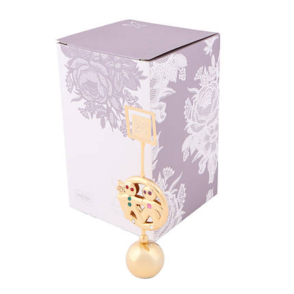 Фігурка тримач для фото,візитки Crystocraft Swarovski знак зодіак Близнюки 11,5 см 0452-054/GA, фото 2