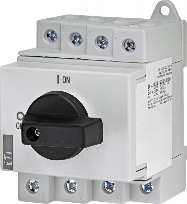 DC Вимикач навантаження 4P 16A 1000V DC для PV систем LS16 SMA A4 ETI 4660063