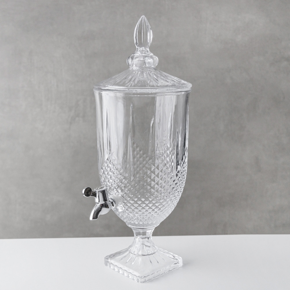 Лимонадниця для напоїв скляна з краном 5 л 52х19 см 9229-007