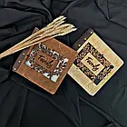 Крафтбук "FAMILY" 23x23 із світлою обкладинкою та коричневими сторінками, фото 8