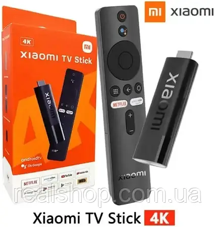Приставка Xiaomi Mi TV Stick 4G GLOBAL MDZ-27-AA, ТВ Приставка медіаплеєр