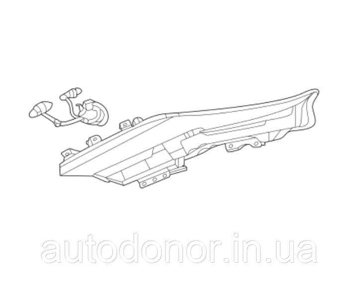 Ходовий вогонь ДХО передній праий Nissan Ariya (22-) 26600-5MP0A