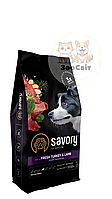 Savory (індичка та ягня) Сухий корм для собак середніх порід 12 кг