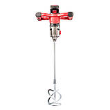 Акумуляторний міксер будівельний безщітковий Worcraft CMX-S20LiB з АКБ (4а) і ЗП, плавний пуск, 2 швидкості, фото 2