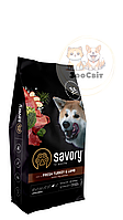 Savory (індичка та ягня) Сухий корм для собак великих порід 12 кг