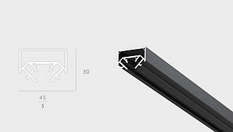Профіль-база для натяжної стелі Super Slim