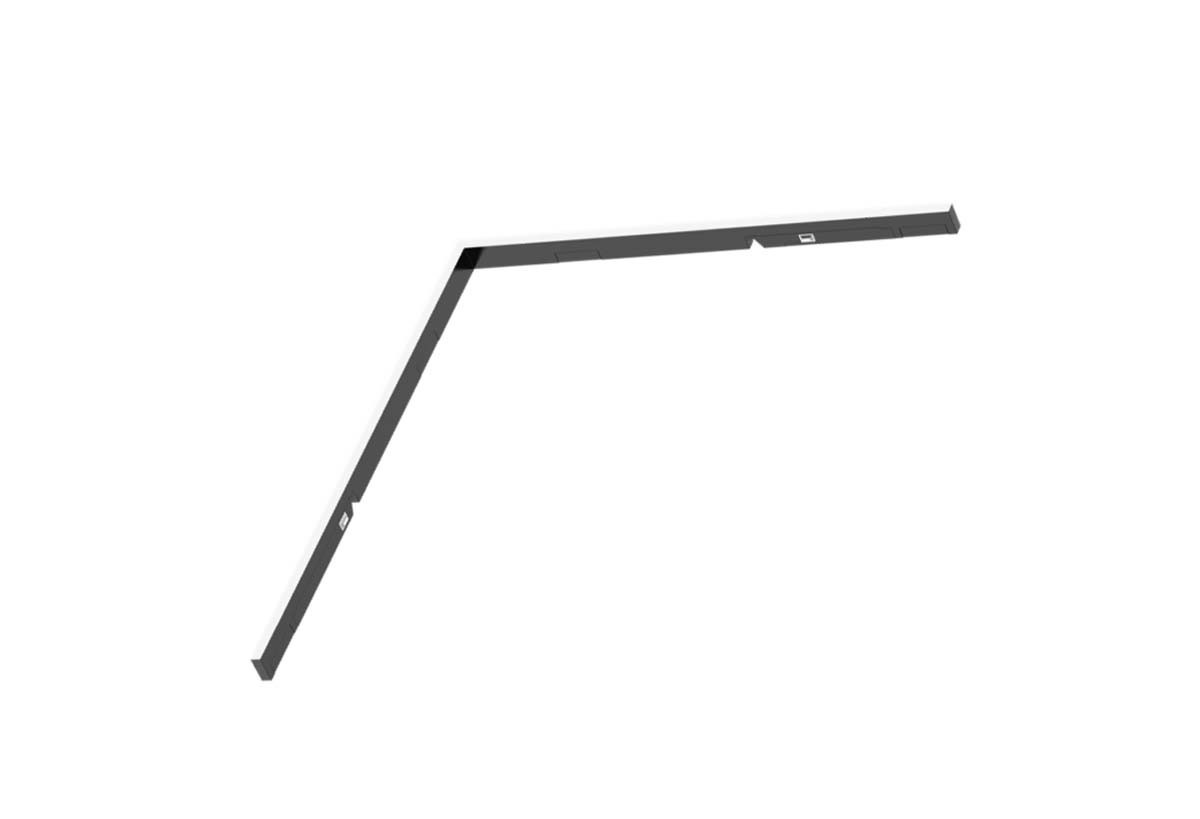 Кутовий магнітний трековий світильник Super Slim Corner Line, фото 1