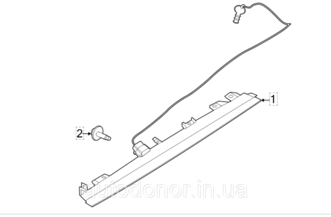 Фонарь у задній спойлер Nissan Ariya (22-) 26590-5MP0A
