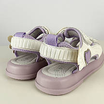 Дитячі босоніжки для дівчинки з м’якою устілкою та липучками Tom. розмір 30 - устілка 19,5 см, фото 3