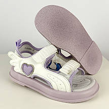 Дитячі босоніжки для дівчинки з м’якою устілкою та липучками Tom. розмір 30 - устілка 19,5 см, фото 4