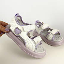 Дитячі босоніжки для дівчинки з м’якою устілкою та липучками Tom. розмір 30 - устілка 19,5 см, фото 2