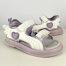 Дитячі босоніжки для дівчинки з м’якою устілкою та липучками Tom. розмір 30 - устілка 19,5 см, фото 5