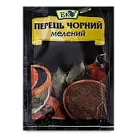 Спеції та прянощі ЕКО Перець чорний мелений 20г
