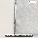 Велика сумка-шопер з квітковим принтом, 38/33,5 см, фото 4