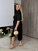 Літня сукня-сорочка великого розміру Розміри: 48-50, 52-54, 56-58, 60-62, фото 5