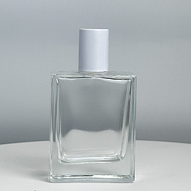 Флакон Bravado 55 ml скляний, горло 15 мм з кришкою "Cappi white"