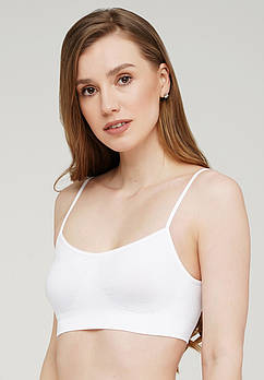 Безшовний Топ на тонких бретелях Giulia Cami Top різні кольори розміри S/M L/XL