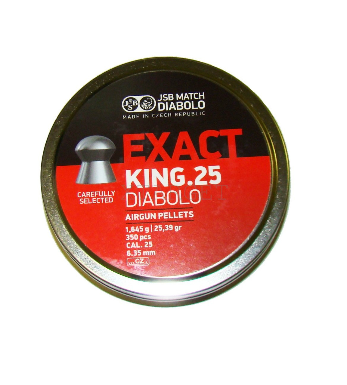 Кулі JSB King diabolo 6.35 mm, 1, 645 гр., 350 штук