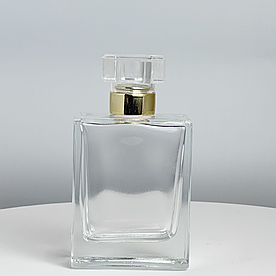 Флакон Bravado 55 ml скляний, горло 15 мм з кришкою "Picasso gold ring"