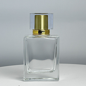 Флакон Bravado 55 ml скляний, горло 15 мм з кришкою "Vip gold mate"