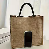 Велика сумка-шопер у комплекті з гаманцем, фото 4