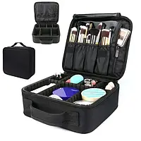 Косметичка органайзер зі знімними перегородками дорожній портативний б'юті кейс із ручкою MA-454