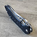 УЦІНКА. Ніж складаний NAVY K-605 Benchmade Skirmish, 440C, чорний G10., фото 6