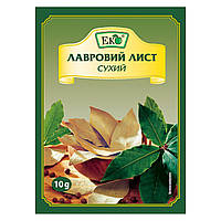 Спеції та прянощі ЕКО Лавровий лист сухий 20г