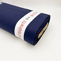 Турецька бавовняна тканина ранфорс темно-синій No83 240 см, фото 2