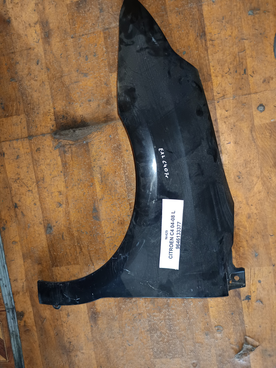 №429 Крило переднє ліве 9646133377 для Citroen C4 04-08
