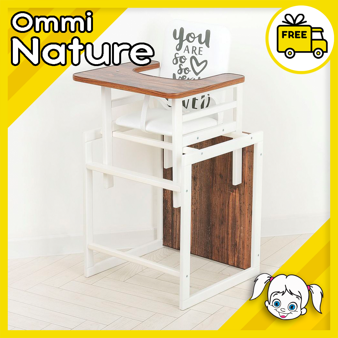 Стільчик для годування трансформер Ommi Nature