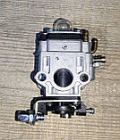 Карбюратор із великим отвором 33 - 43 - 52 см3. Карбюратор з отвором 15 мм для мотокоси., фото 3