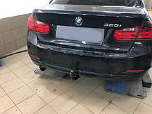 Фаркоп BMW 3-series F30 F31 2012-2018 (БМВ 3) без підрізу бампера, фото 4