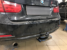 Фаркоп BMW 3-series F30 F31 2012-2018 (БМВ 3) без підрізу бампера, фото 2