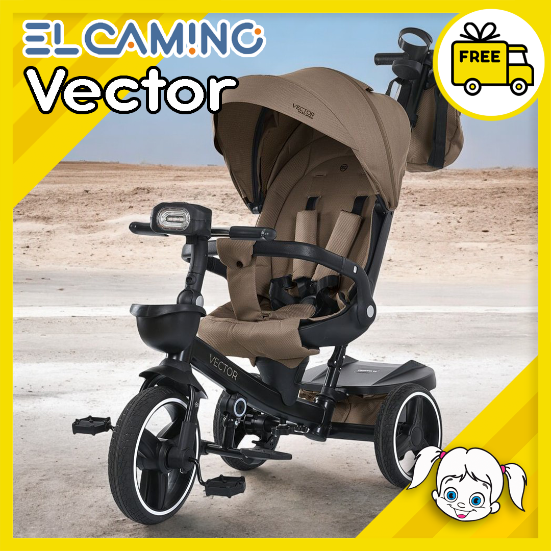 Триколісний велосипед El Camino Modena ME 1193 (поворотне сидіння, складне кермо)