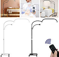 Безтіньова лампа для підлоги HD-G63X (50 см) на коліщатках для освітлення (+тримач для телефону) 36 Вт