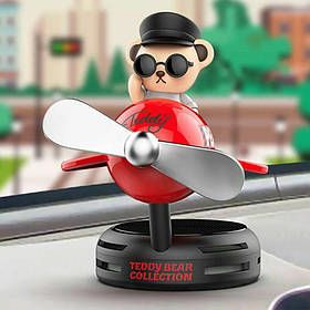 Багаторазовий ароматизатор у машину на решітку Flying Teddy Bear, червоний