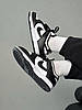 Кросівки Nike SB Dunk Low White Black panda Кеди жіночі Найк СБ Данк чорно білі низькі шкіра демісезон, фото 9