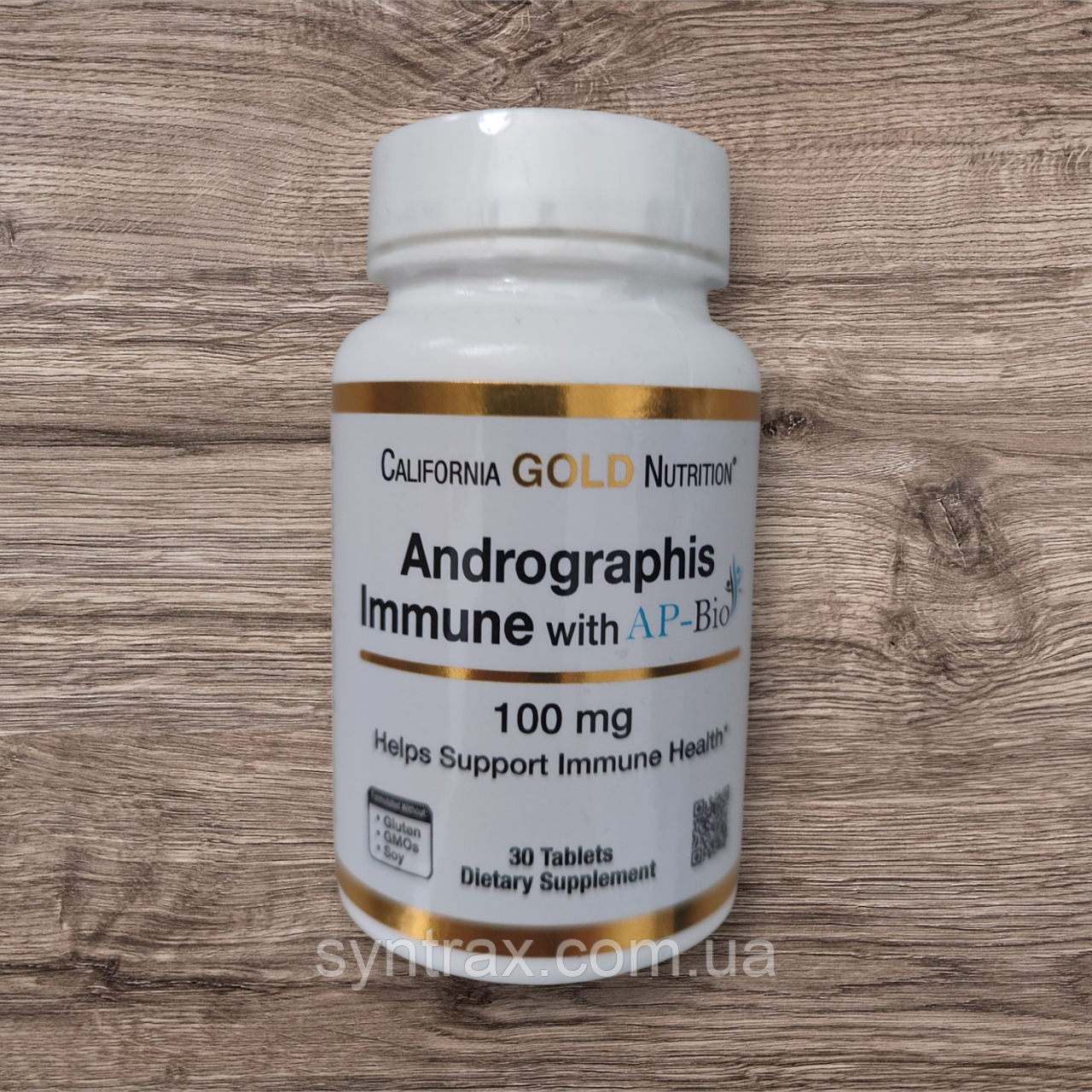 California Gold Nutrition Andrographis Immune with AP-Bio 30 tab підтримка імунітету