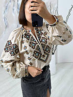 Жіноча стильна ошатна блуза вишиванка новинка 2025